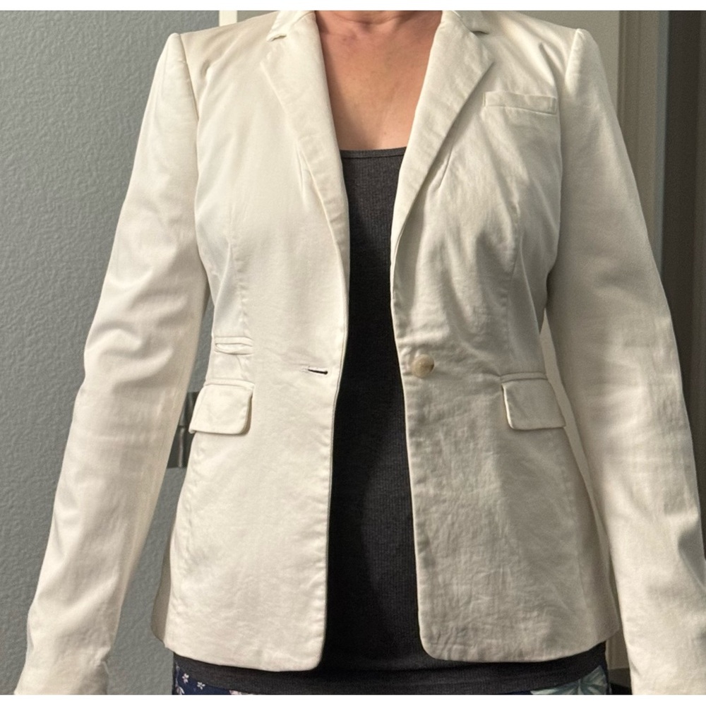 White Classic Jacket - image 8